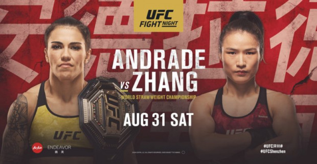 UFC Fight Night: Andrade vs. Zhang - FIGHT CARD